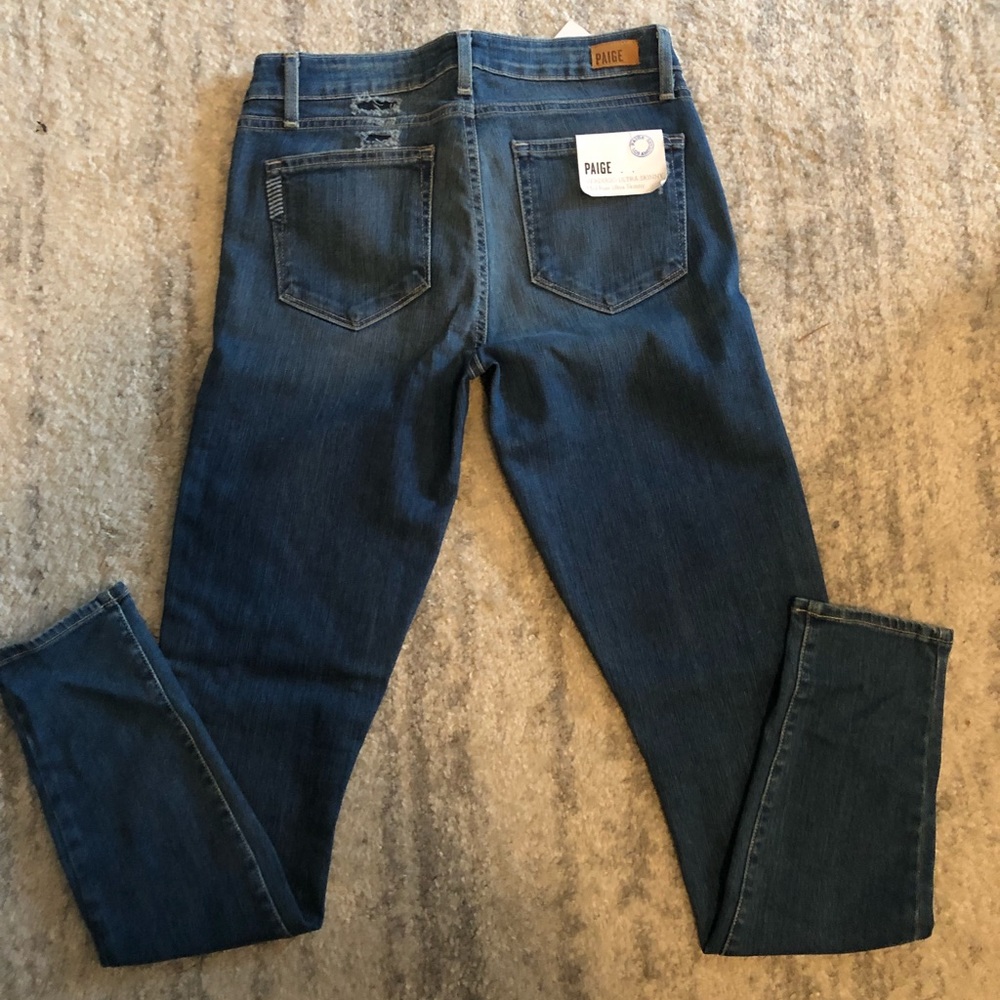 Paige Verdugo Ultra Skinny Mid Rise Jean Size 28